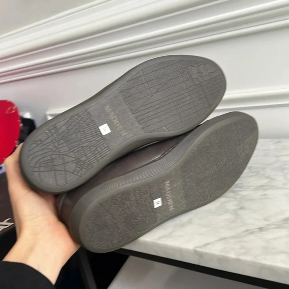 Steve Madden Men Dangr Tennis Sneakers- Gray, US 9 - Picture 5 of 6